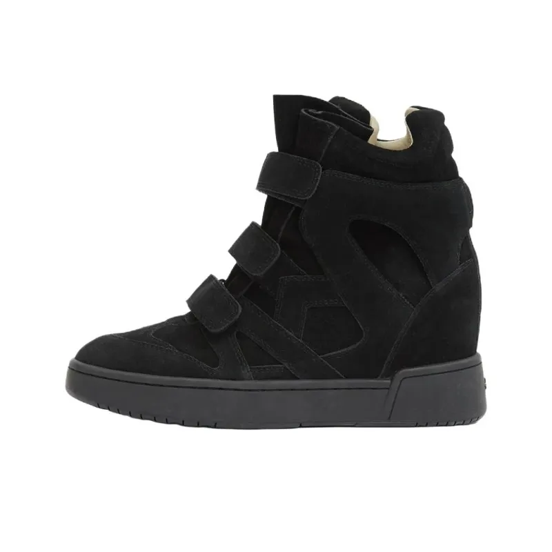 ISABEL MARANT Im3 Skateboard Shoes 5cm Women's Black-0