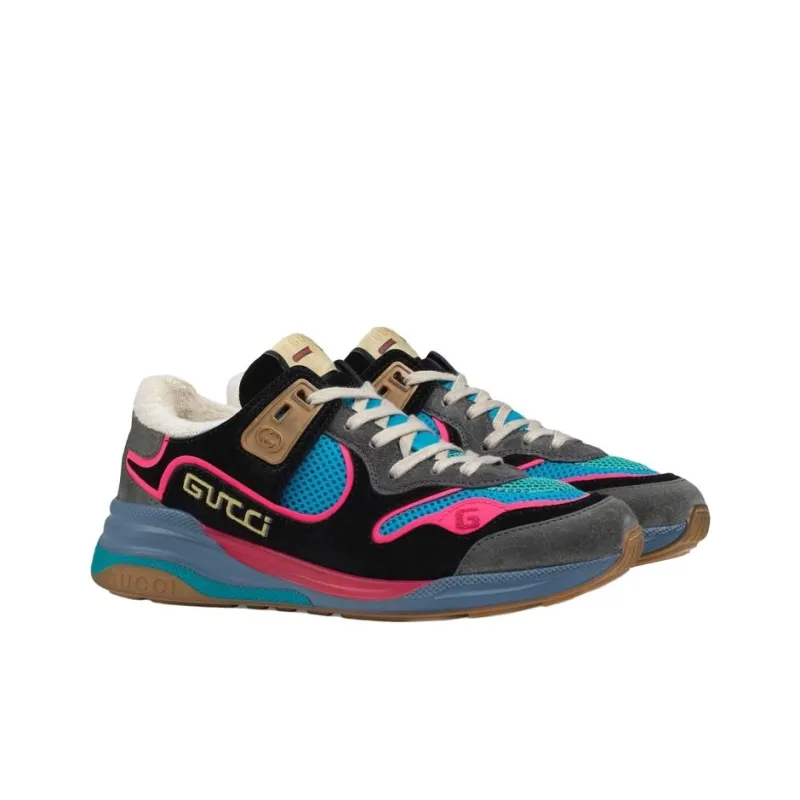 GUCCI Ultrapace Low-Top Casual Shoes Women's Black-1