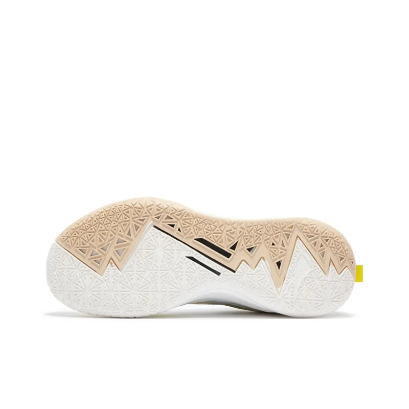 361° BIG3 5.0 Quick PRO Basketball Shoes Men Low Top Feather White/Malt Light Brown-4