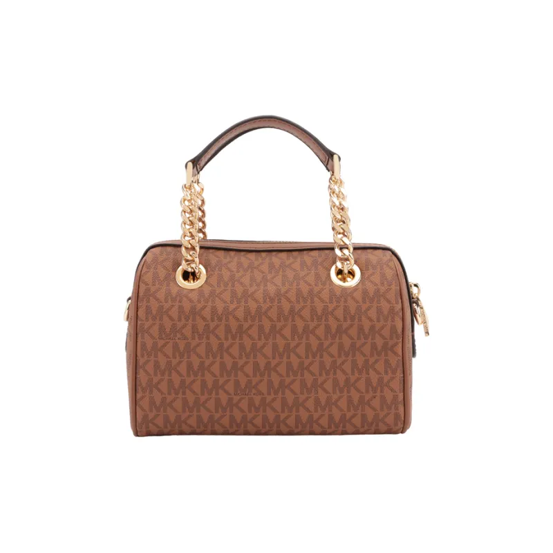 MICHAEL KORS Blaire Artificial Leather One Shoulder Handbags Mini Women's Leather Brown-3