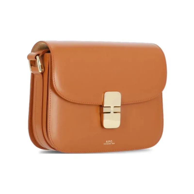 A.P.C Grace Logo Printed Small Shoulder Bag-1