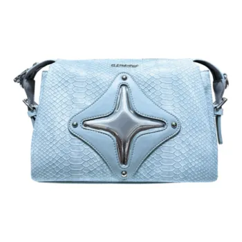 CULTIVATOR PU Crossbody Bag, Backpack Small Size Unisex Blue/Umber/Black