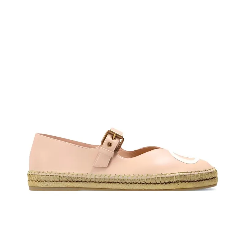 GUCCI Casual Single Shoes Women's Beige Pink-1