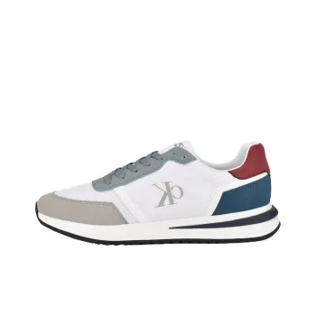 CALVIN KLEIN Picio Low-Top Casual Shoes Men's Gray White