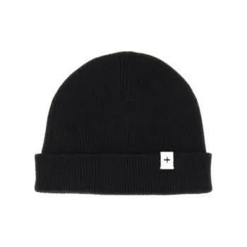 JIL SANDER + Logo Patch Knitted Beanie