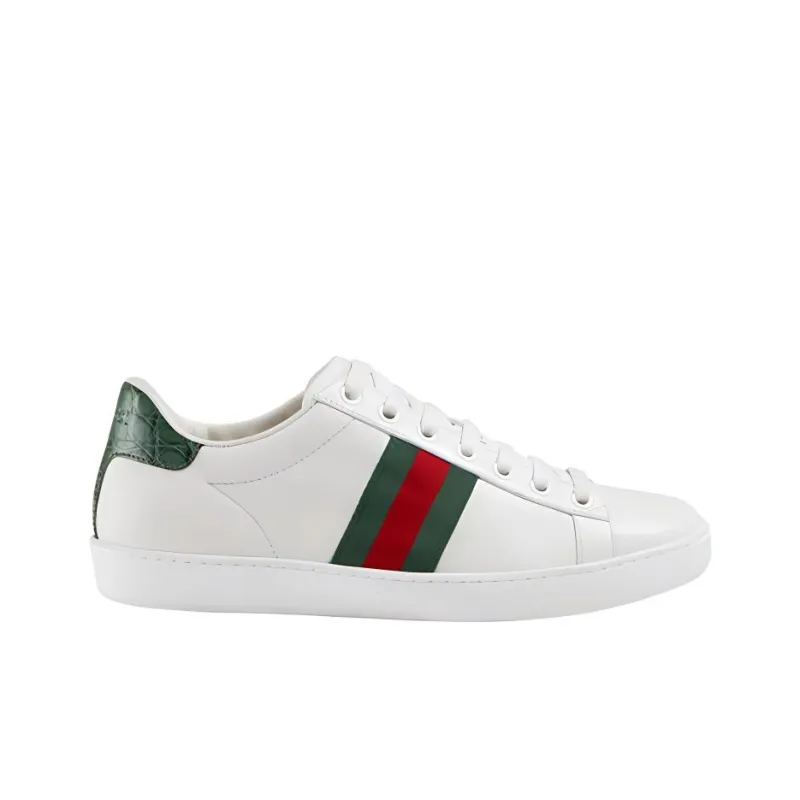 GUCCI Women's Ace 'Green Crocodile' Women's-1