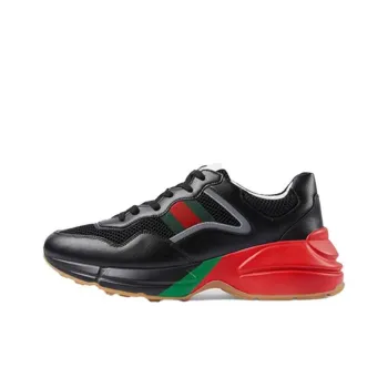 GUCCI Rhyton 'Black Red Green Reflective'