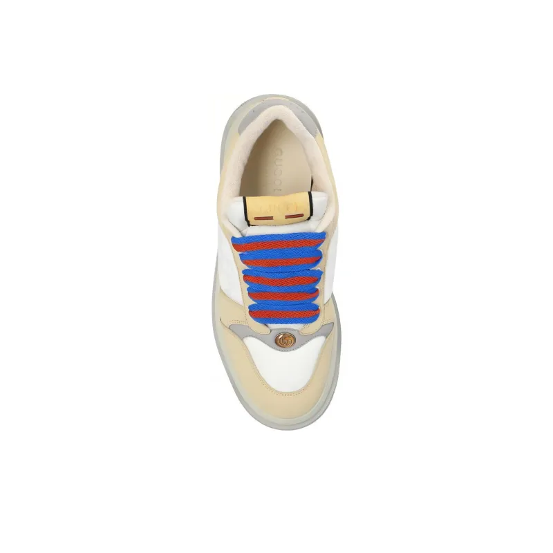 GUCCI Screener Sneaker 'GG Monogram Beige Grey'-4