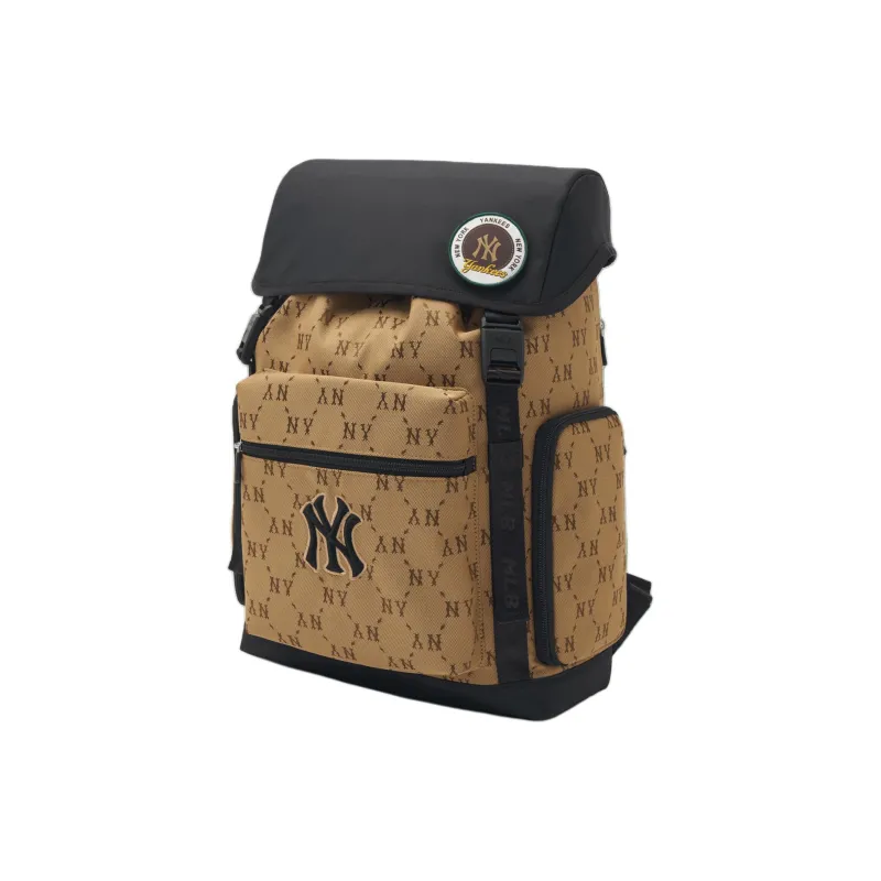 MLB Polyester Backpack Regular Unisex Brown-1