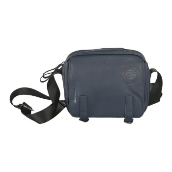 VICTOR Li Zijia Collaboration PU Messenger Bag Shoulder Bag Crossbody Bag Regular Men's Blue