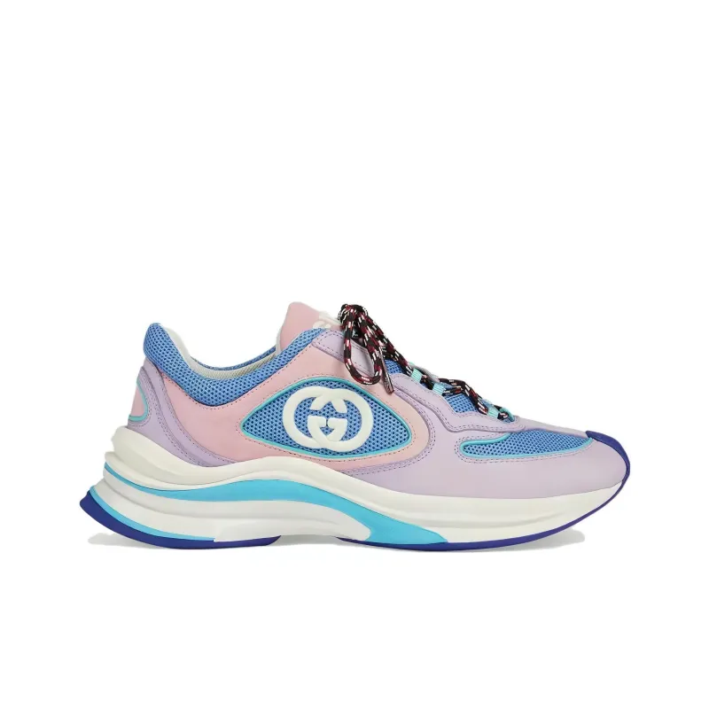 GUCCI Women's Run Sneaker 'Lilac Suede' Women's-1
