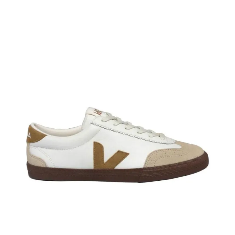 VEJA Volley Low Top Skateboard Shoes Unisex Gray White-1