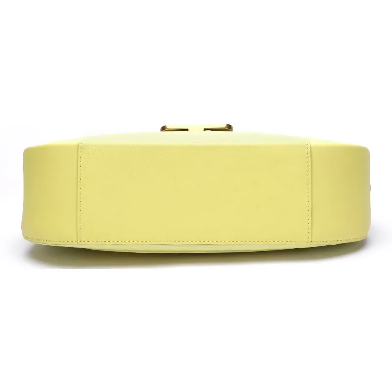 Satchi Cow Leather Handbag Crossbody Bag Cross-Body Bag Women's Yellow/Purple-4