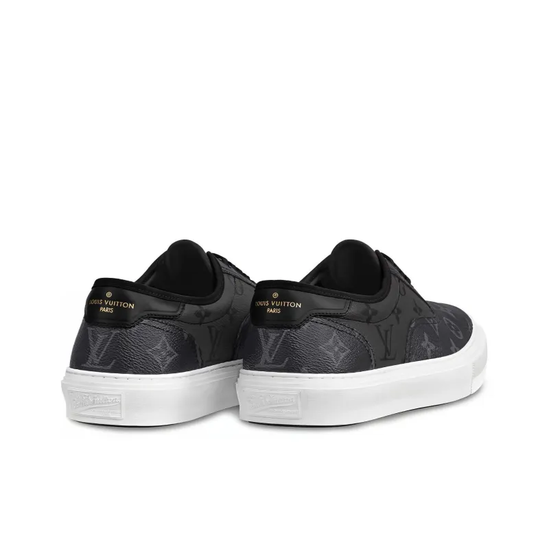 LOUIS VUITTON Trocadero Sneakers 'Black Monogram'-3