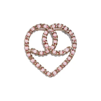 CHANEL Pre-Owned 2009 CC Heart Brooch