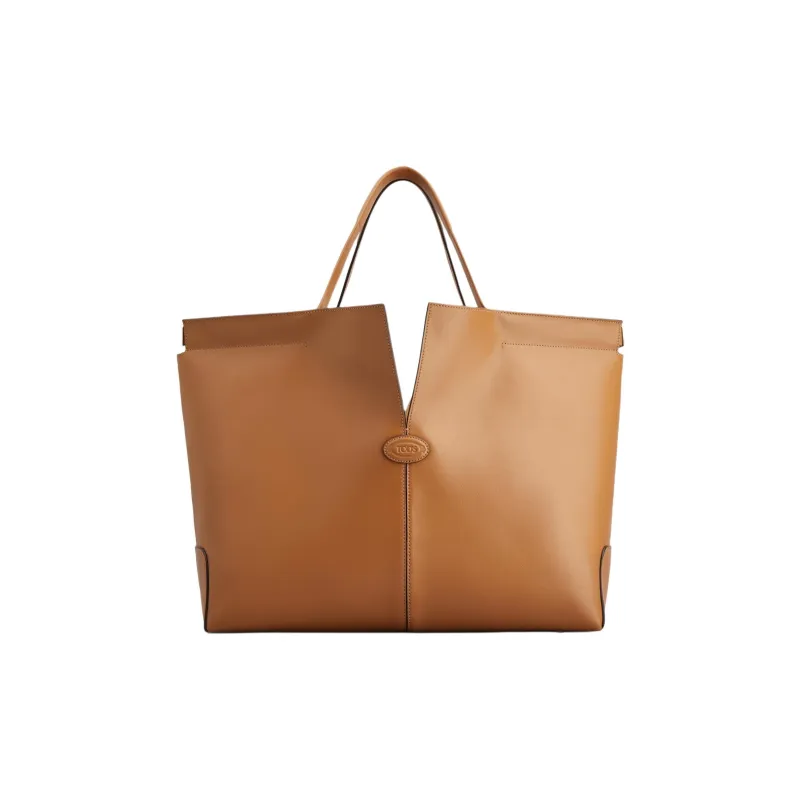 TOD'S Slit Detailed Top Handle Bag-0