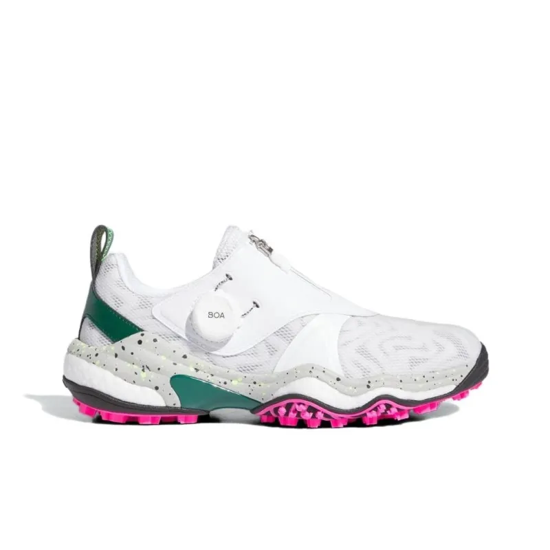 Adidas Codechaos Boa 25 Golf Cloud White Silver Metallic Collegiate Green Women's-1