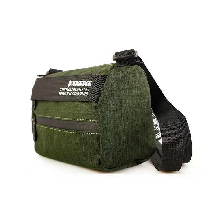 BACKSTAGE Polyester Shoulder Bag Crossbody Bag Unisex Black Green Blue-5