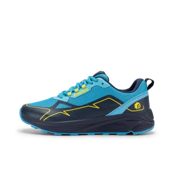 Fitville Running Shoes Men Low Top Sky Blue/Black Gray/Silver Gray