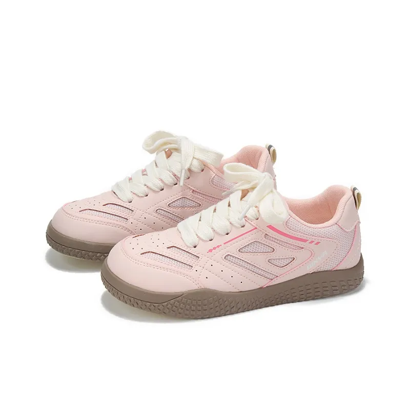 Binya Slip Resistant, Abrasion Resistant, Breathable Low Top Skateboard Shoes Women's Pink-2