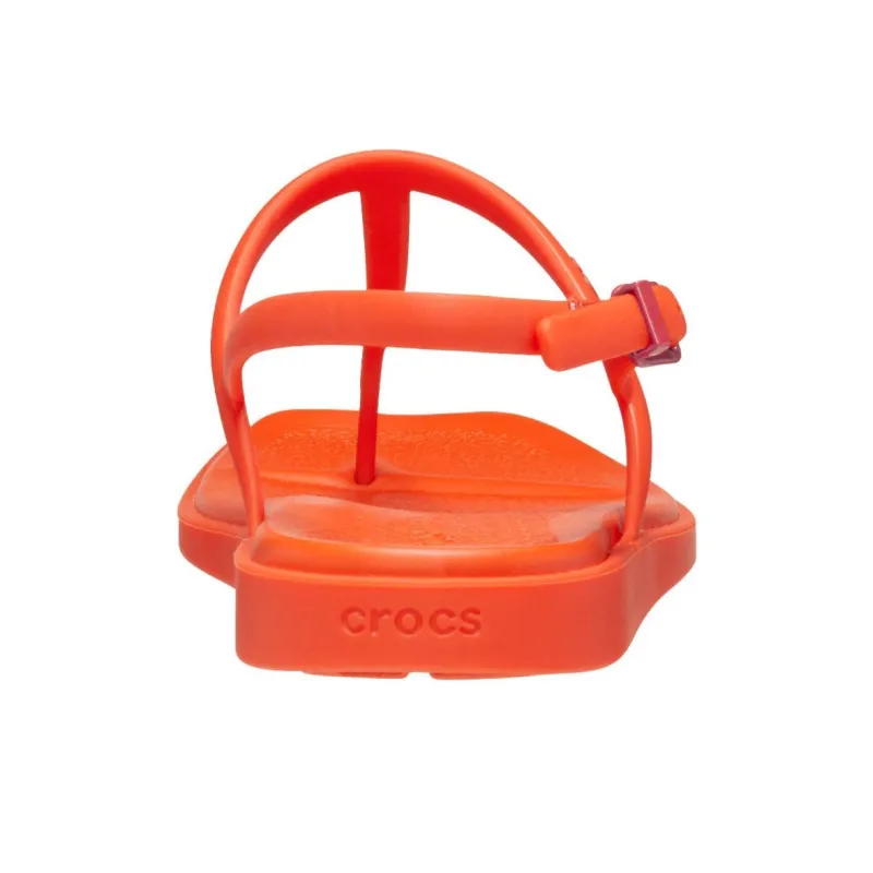 Crocs Beach Sandals Women's Orange-5