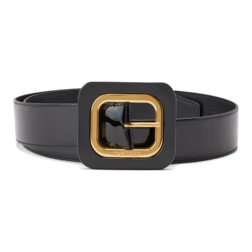 TOM FORD Square-buckle Leather Belt