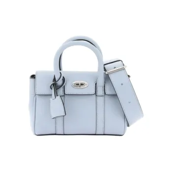 Mulberry Bayswater Calfskin Portable Crossbody Bag, Shoulder Bag Women's Light Blue
