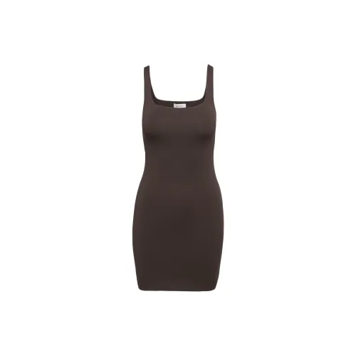 ARITZIA Slip Dresses Women's Rich Mocha Brown