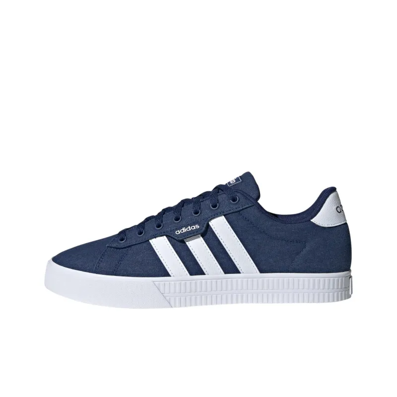 Adidas DAILY 3 Daily 3.0 Anti Slip Wear Resistant Low Top Skateboard Shoes Men's Blue-0
