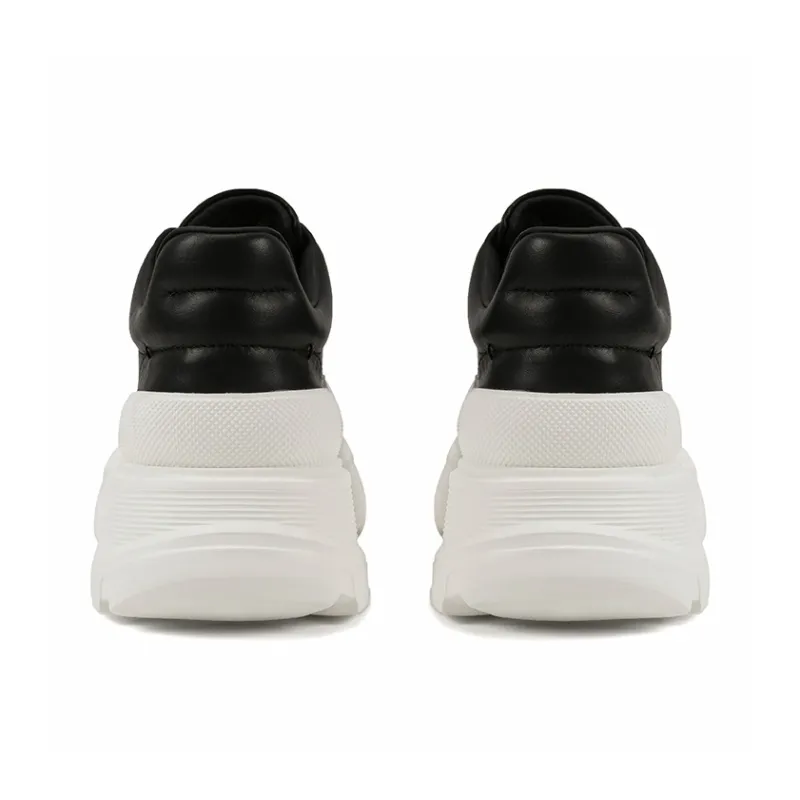 GG CC Chunky Sneakers Women's Low Top Black/White-10