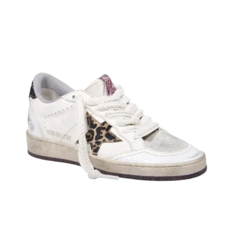 Golden Goose Ballstar Low Top Skateboard Shoes Women's White-3