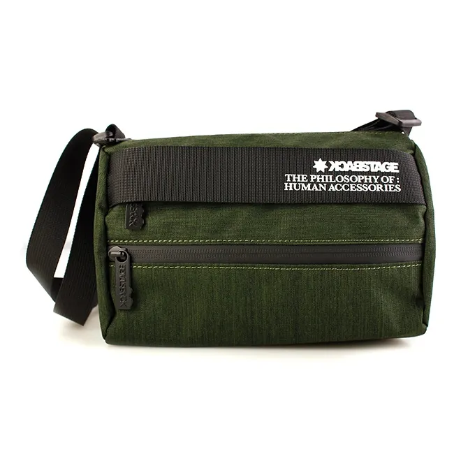 BACKSTAGE Polyester Shoulder Bag Crossbody Bag Unisex Black Green Blue-6