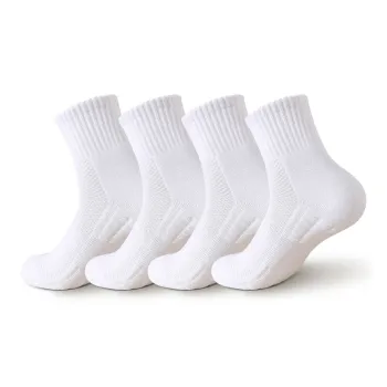 SHIWAJI Mid-Calf Socks Men's 4 Pack
