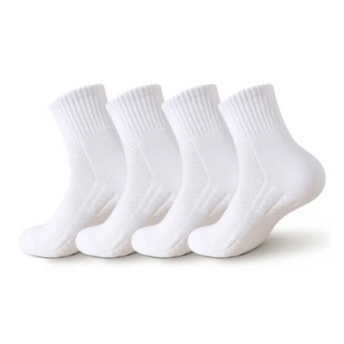 SHIWAJI Mid Calf Socks Men's 4 Pack