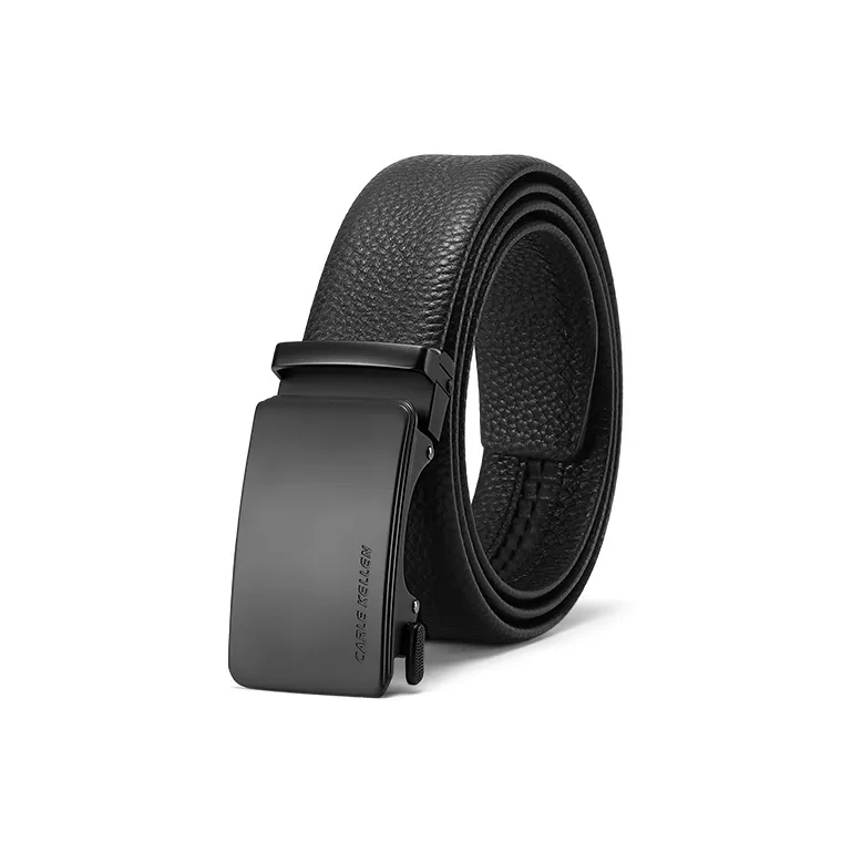 CARLE KELLEN Business Automatic Buckle Cow Leather Leather Belts Men's Width  3.5cm-1