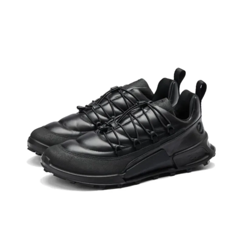 Ecco Low-Top Casual Shoes Men's Black-3
