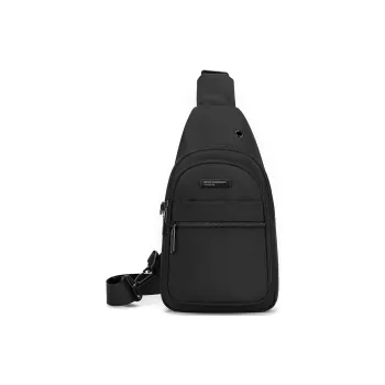 Yalu Water-Repellent Fabric Crossbody Bags Sling Bags Regular Men's Black/Gray/Dark Blue