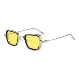 Silver Frame with Yellow Lens