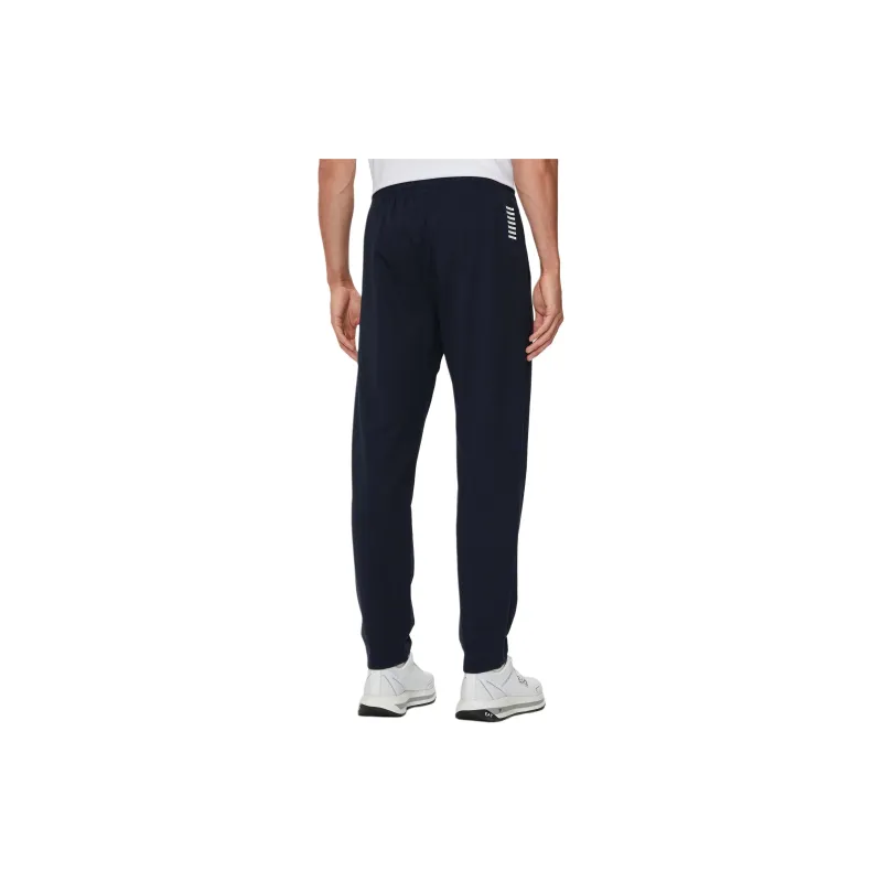EMPORIO ARMANI EA7 FW24 Knitted Sweatpants Men's Marine Blue-1