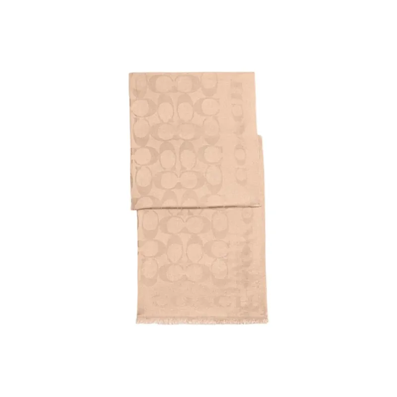 COACH Mulberry Silk Shawls Unisex Multicolor-0