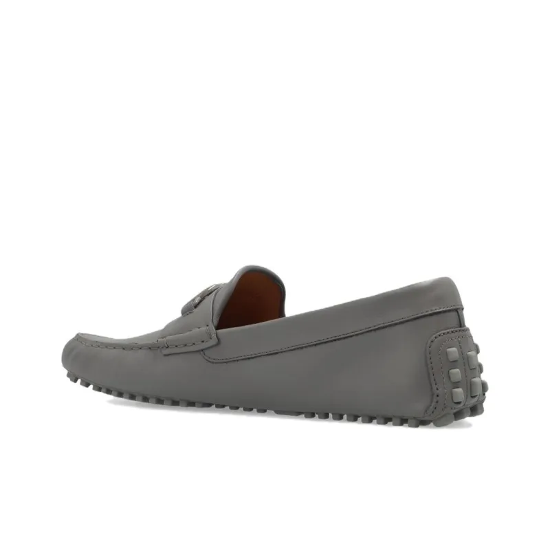 GUCCI Gommino Loafers Men Gray-2