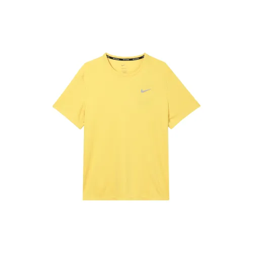 Nike Dri-Fit T-Shirts Men Bright Sulfur Yellow