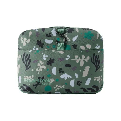 EAGLE CREEK Recycled Polyester Toiletry Bag Medium Size Unisex Duck Green