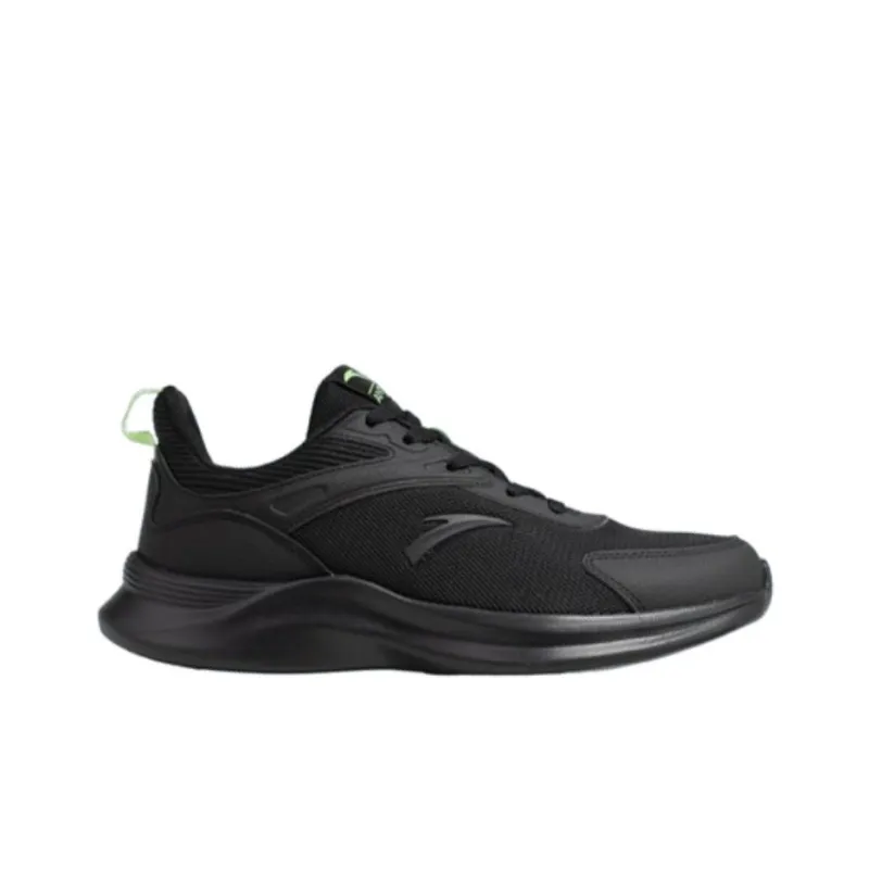 Anta Anti Slip Wear Resistant Low Top Running Shoes Men's Black Neon Green-1