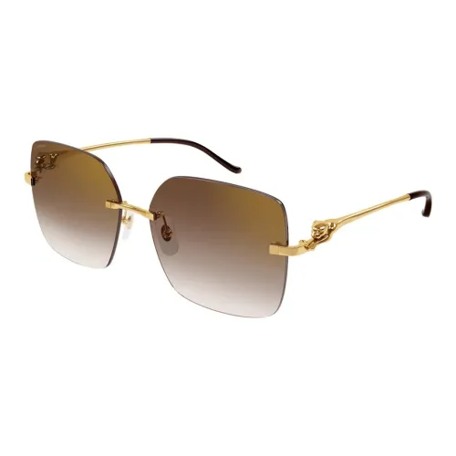 Cartier Square Rimless Sunglasses