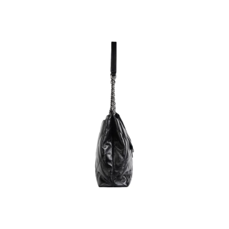 BLAKE FLEETO Cow Leather Hobo Bag Crossbody Bag Shoulder Bag Regular Women's Black-4