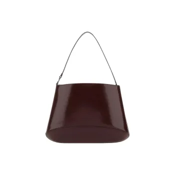LOW CLASSIC Leather One Shoulder Handbag Women's Grape
