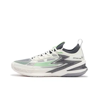 361° BIG3 5.0 Pro Basketball Shoes Men Low Top Feather White/Smoke Gray