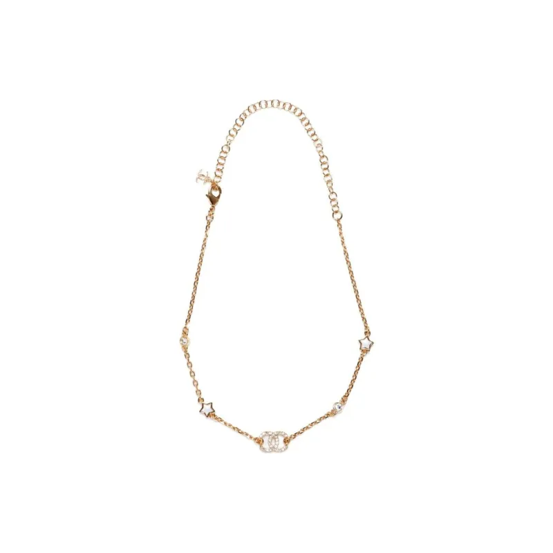 CHANEL 2024 Cc Block Necklace-1