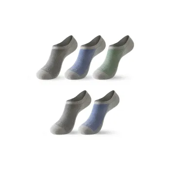 INVISIBLE No-Show Socks Unisex 5 Pack